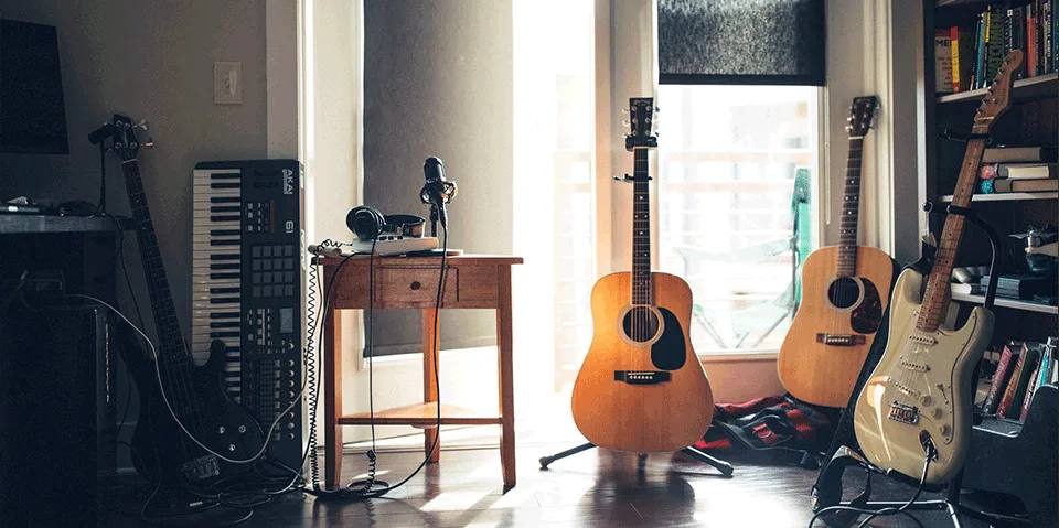 registrare musica in casa